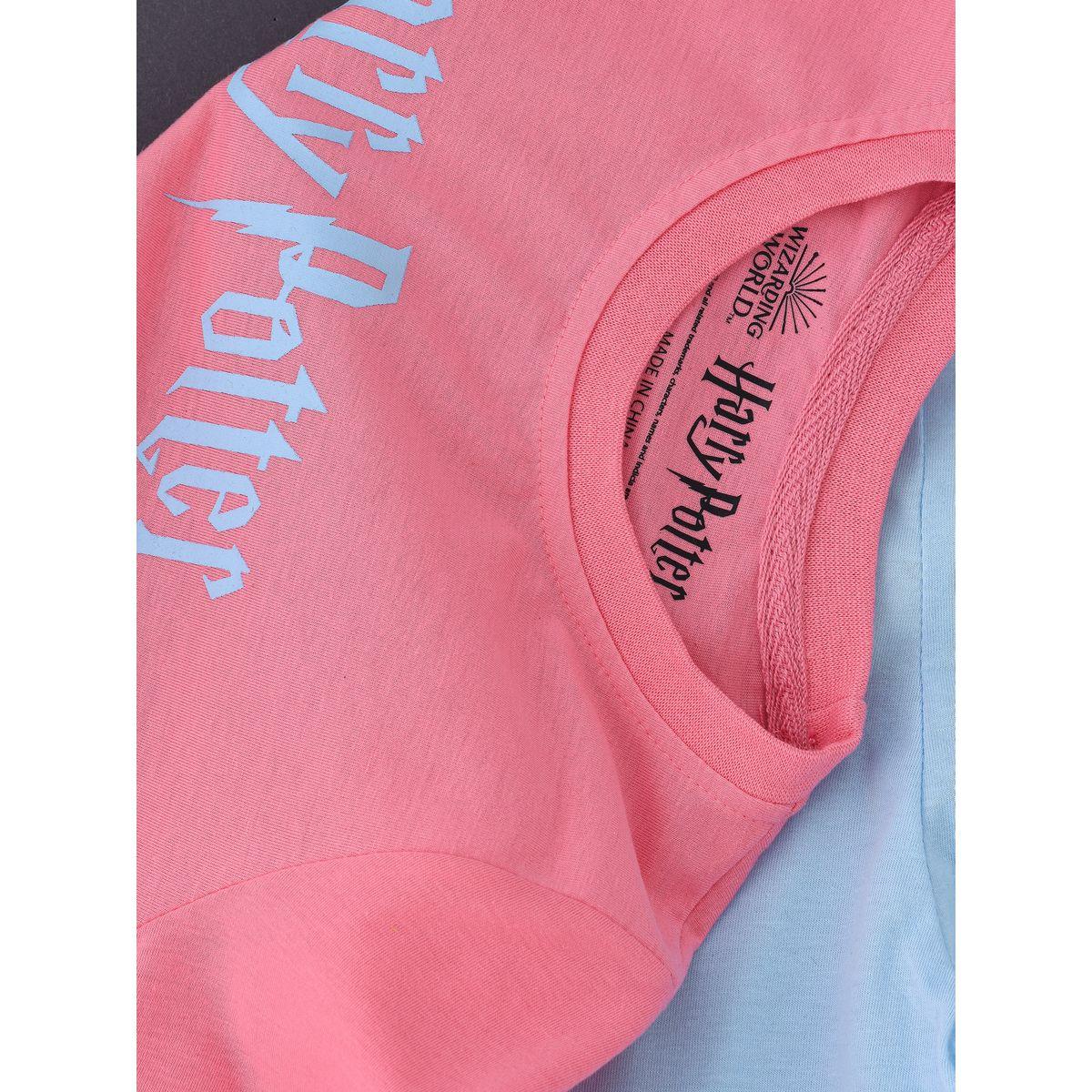 طقم من بنطال بيجاما مع تيشيرت بطبعة هاري بوتر أوربان هُول × ستايلي-girls-clothing-nightwear-image-3