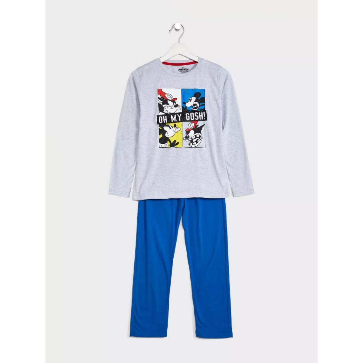 URBAN HAUL X Styli  Disney Mickey Mouse Graphic T-Shirt & Pyjama Set-boys-clothing-nightwear-image-1