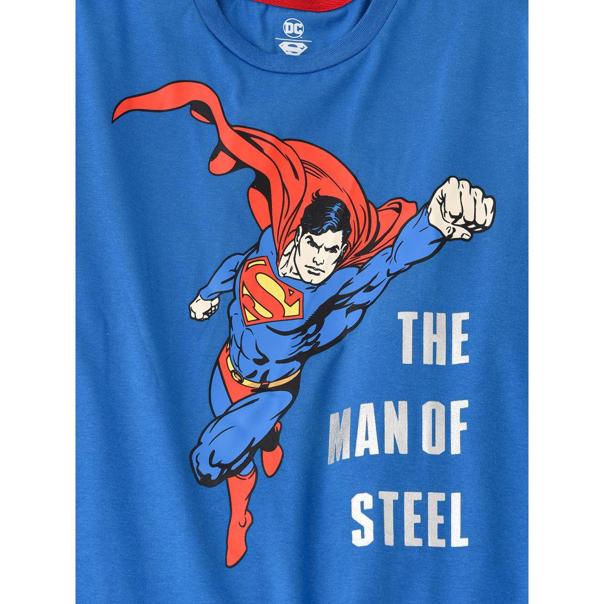 URBAN HAUL X Styli  Superman Graphic T-Shirt & Pyjama Set-boys-clothing-nightwear-image-2