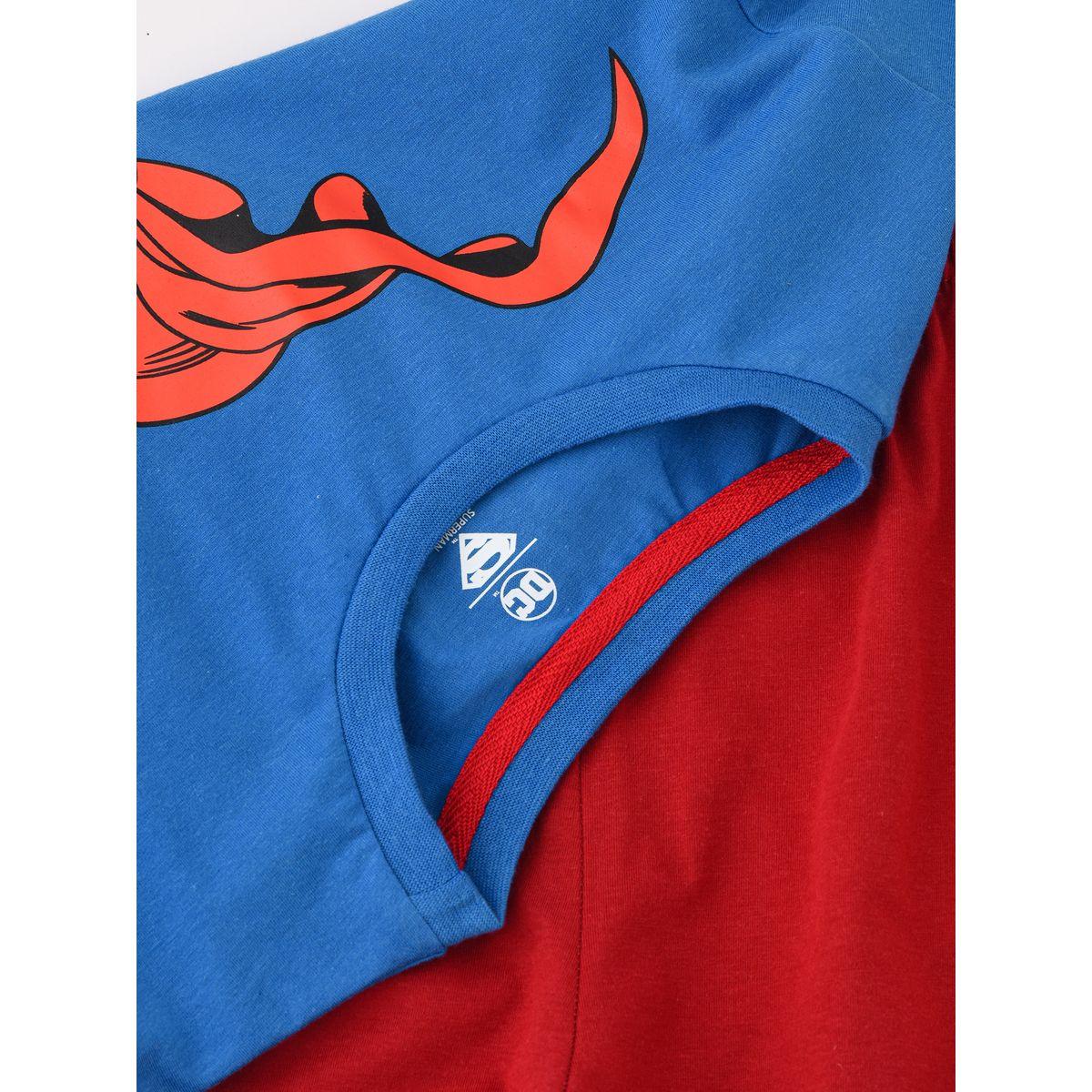 URBAN HAUL X Styli  Superman Graphic T-Shirt & Pyjama Set-boys-clothing-nightwear-image-4