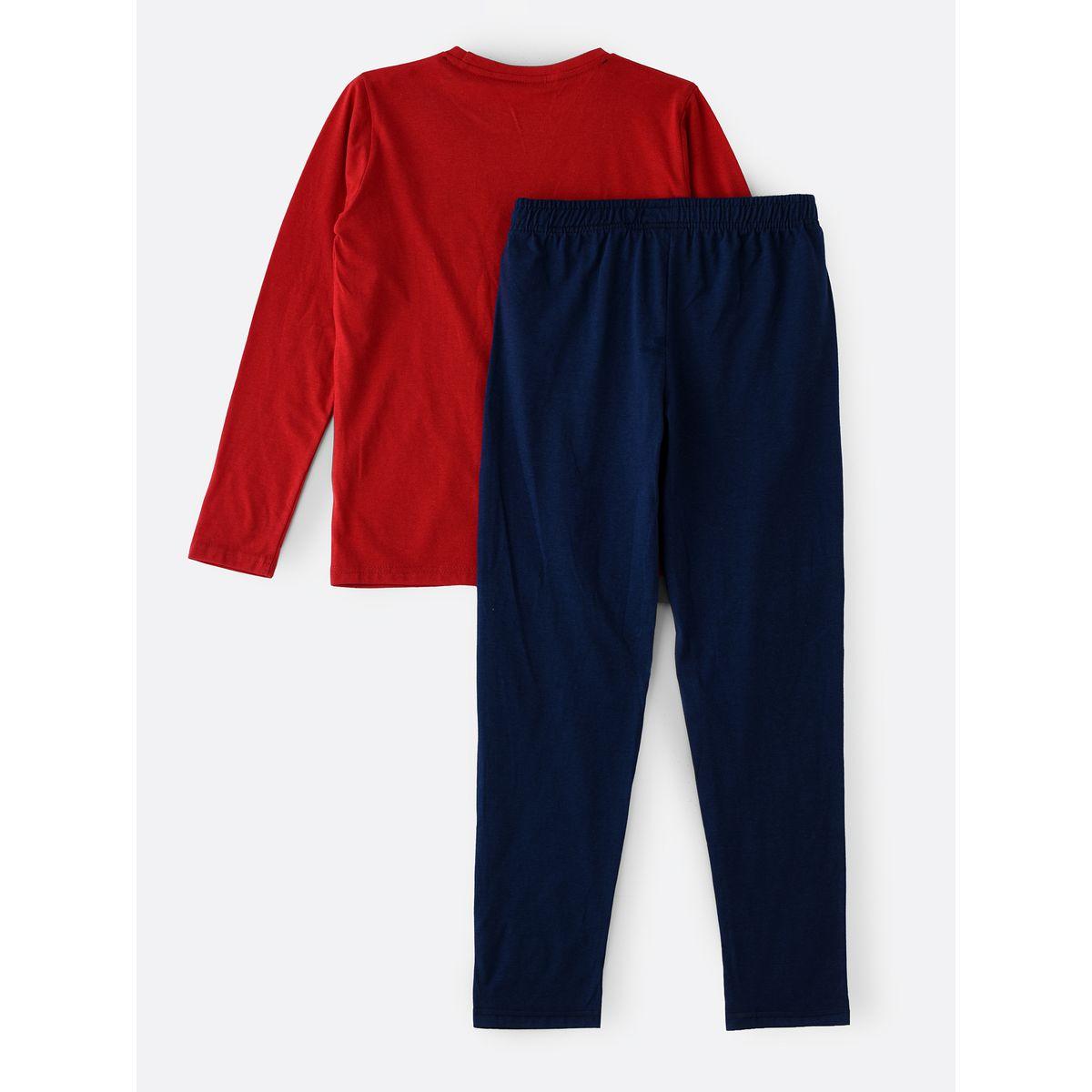 طقم من بنطال بيجاما وتيشيرت بطبعة سبايدر مان أوربان هُول × ستايلي-boys-clothing-nightwear-image-4