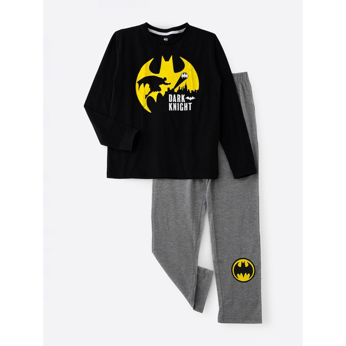 URBAN HAUL X Styli  Batman Graphic T-Shirt & Pyjama Set-boys-clothing-nightwear-image-1