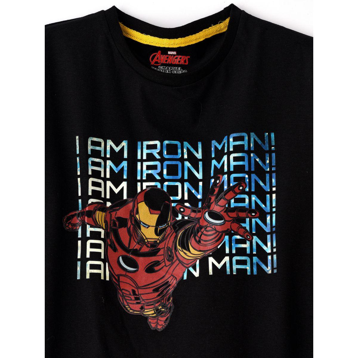 URBAN HAUL X Styli  Marvel Iron Man Graphic T-Shirt & Pyjama Set-boys-clothing-nightwear-image-2