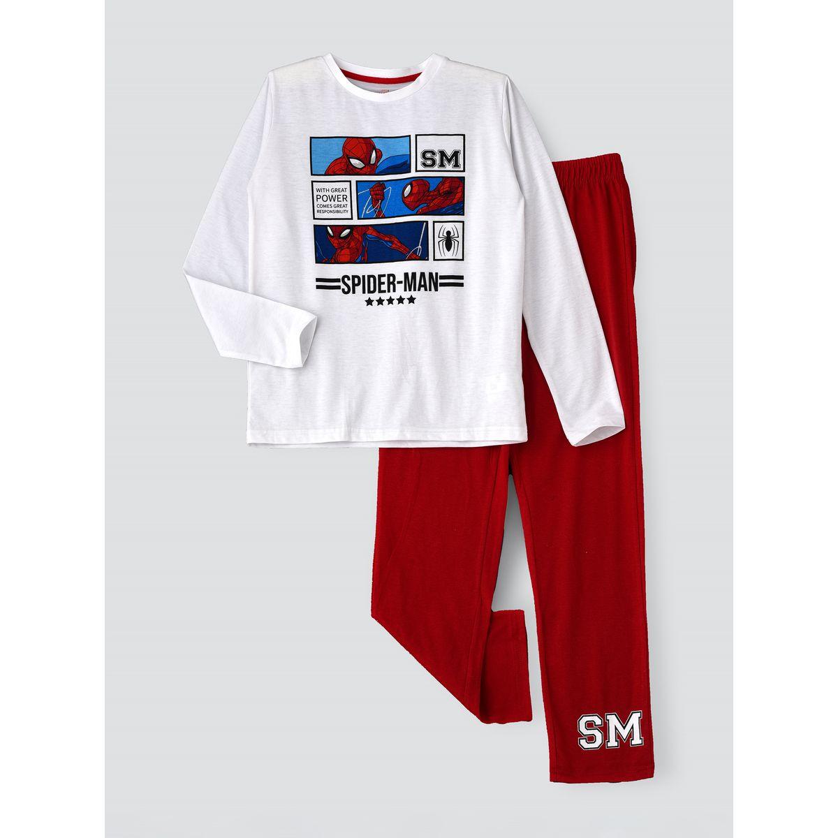 URBAN HAUL X Styli  Marvel Spider Man Graphic T-Shirt & Pyjama Set-boys-clothing-nightwear-image-1