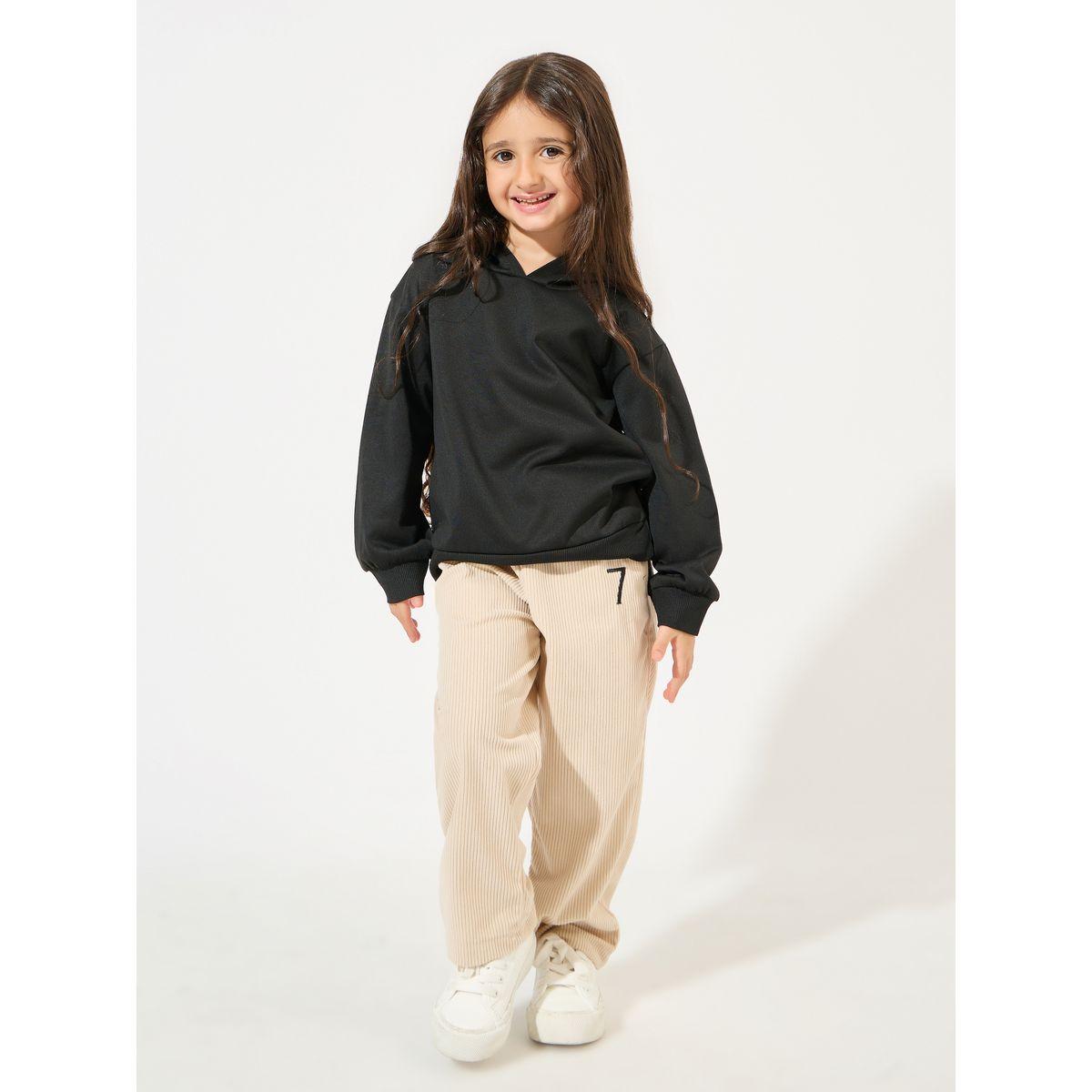 Styli Corduroy Slant Pocket Straight Leg Pants-girls-clothing-bottoms-trousers-image-2