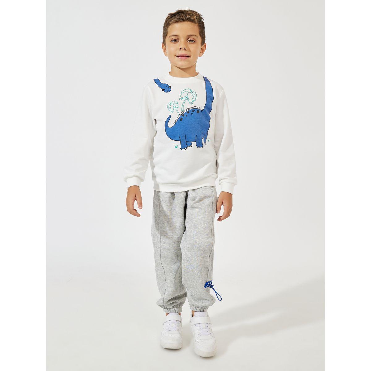 جوغر قطن سادة برباط خصر واساور-boys-clothing-bottoms-joggersandtrackpants-image-4