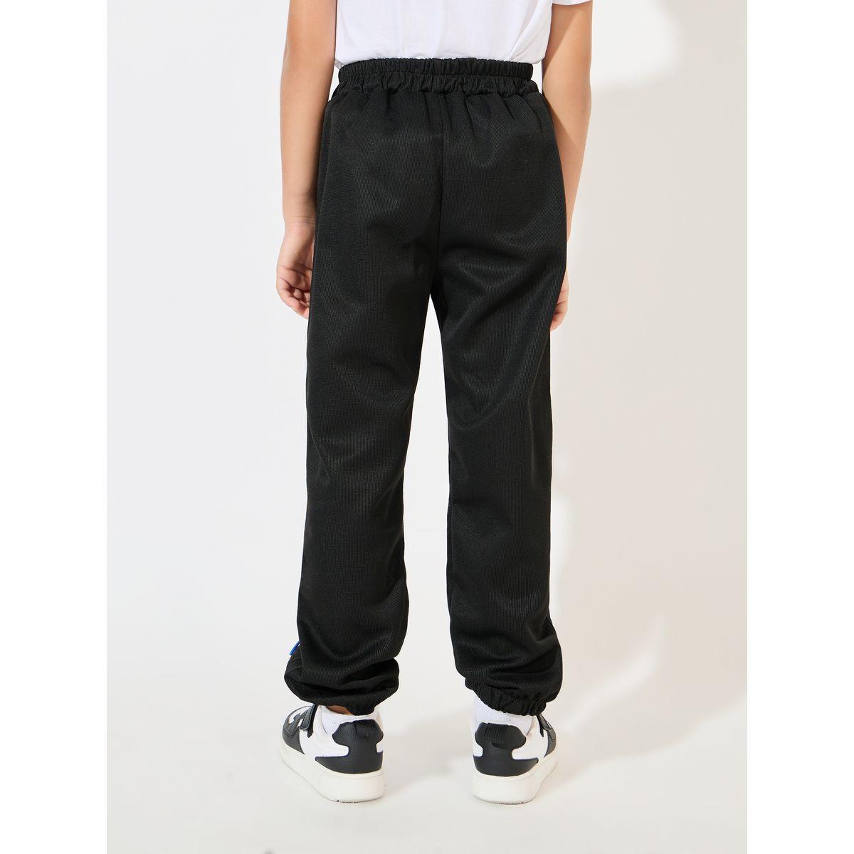 Styli Slant Pocket Patch Cotton Joggers-boys-clothing-bottoms-joggersandtrackpants-image-4