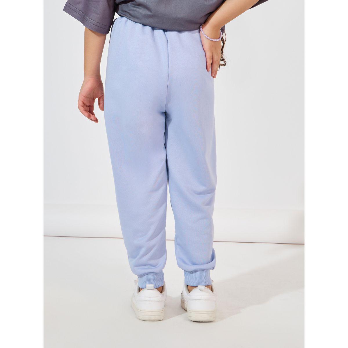 Styli Embellished Bow Patch Detail Slant Pocket Cotton Joggers-girls-clothing-bottoms-joggersandtrackpants-image-4
