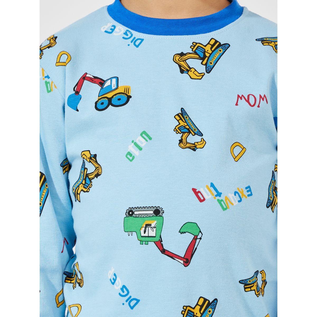 طقم من بنطال بيجاما مع تيشيرت باكمام طويلة-boys-clothing-nightwear-image-3
