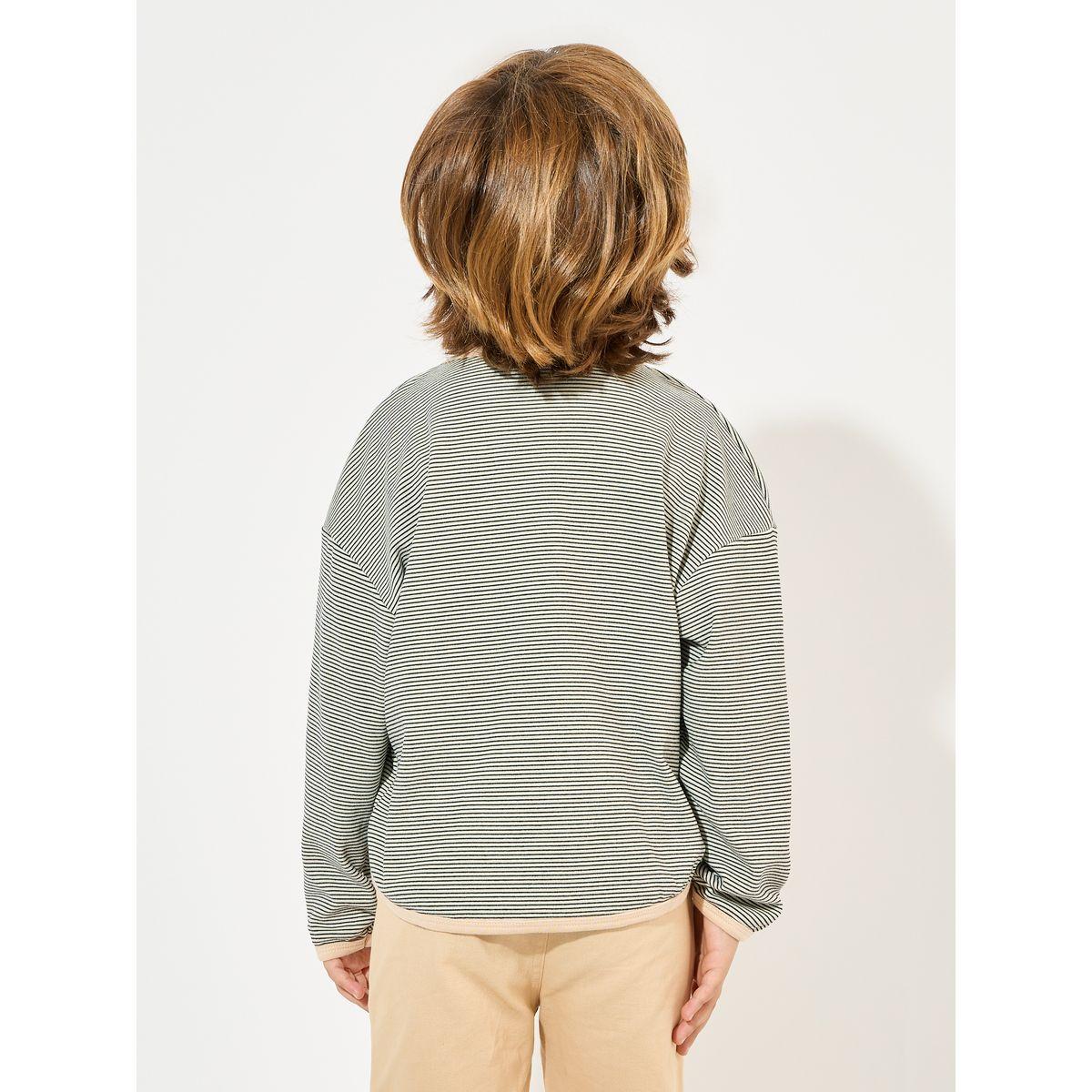Styli Striped Contrast Trim Button Front T-Shirt-boys-clothing-tshirtsandpolos-image-4