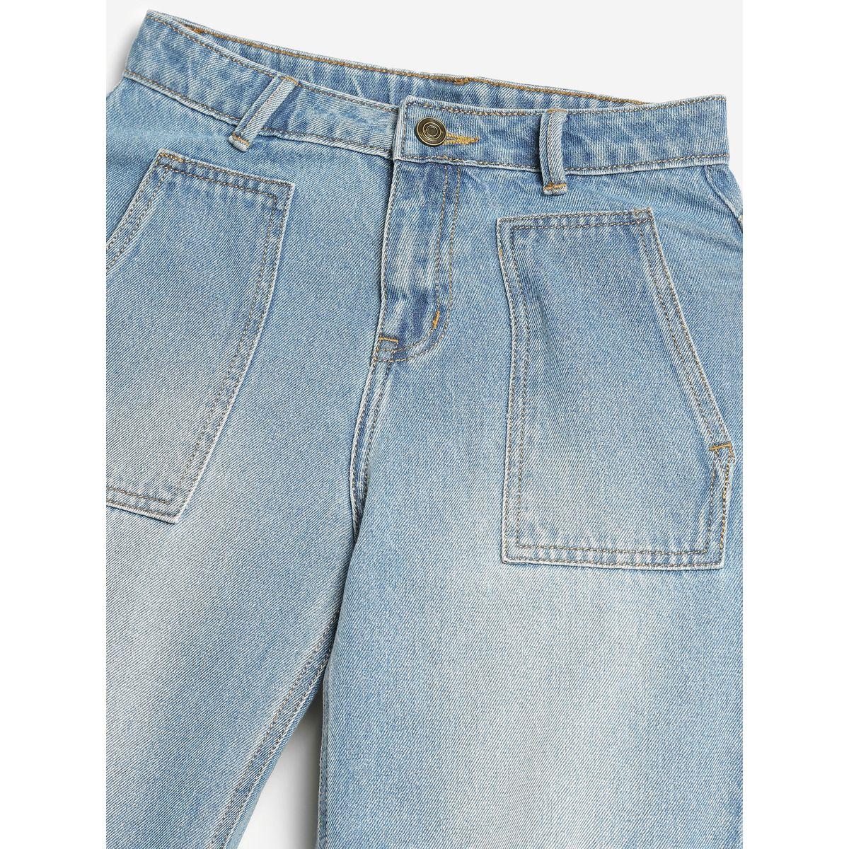 LilPicks X Styli  Distressed Jeans with Slip Pocket-girls-clothing-bottoms-jeansandjeggings-image-3