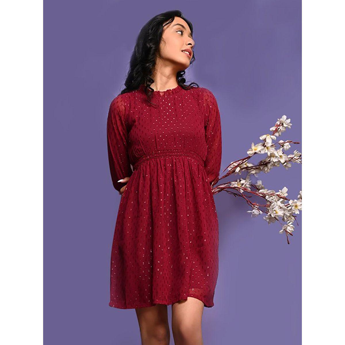LilPicks X Styli  Lurex Long Sleeves Dress-girls-clothing-dressesandjumpsuits-image-1