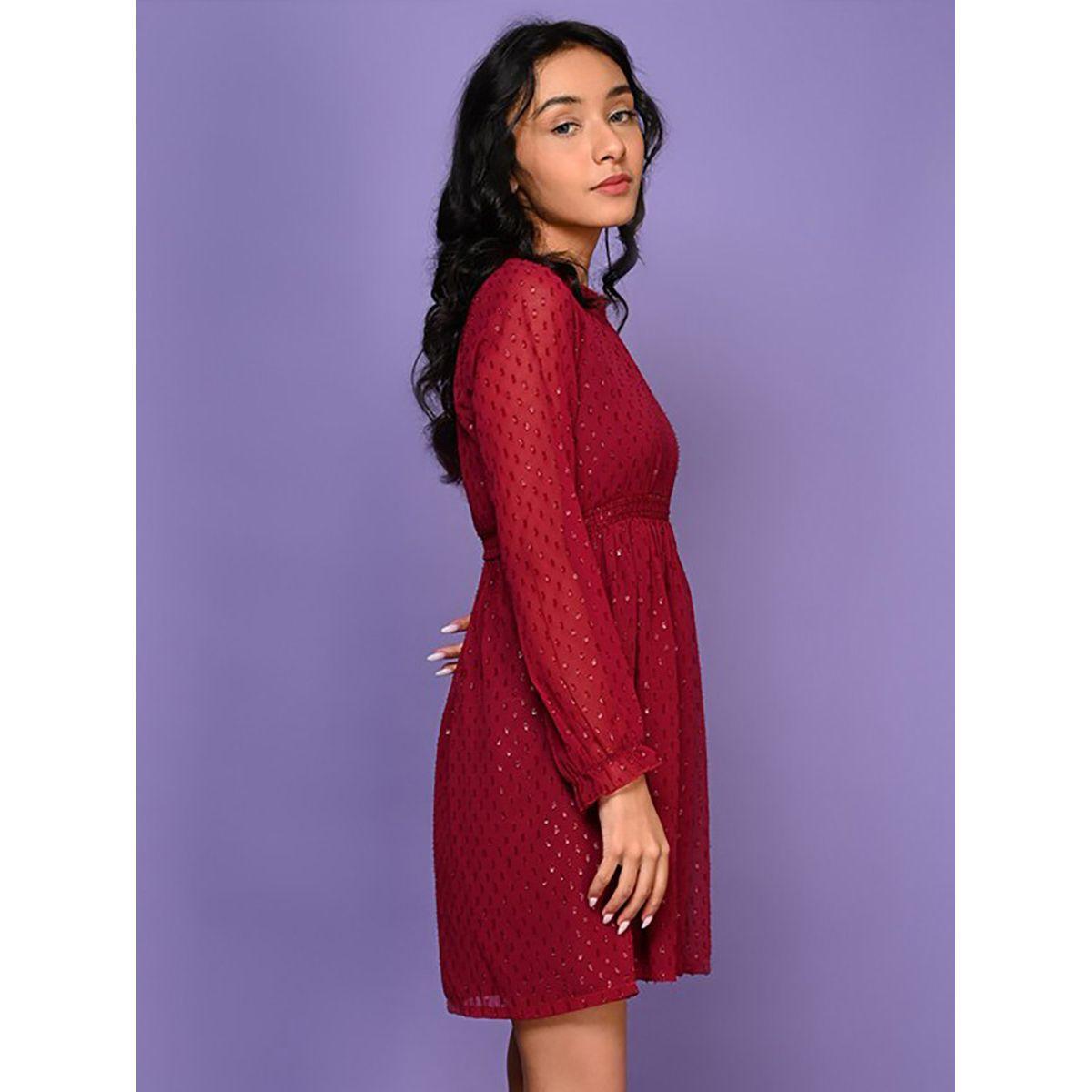 LilPicks X Styli  Lurex Long Sleeves Dress-girls-clothing-dressesandjumpsuits-image-4