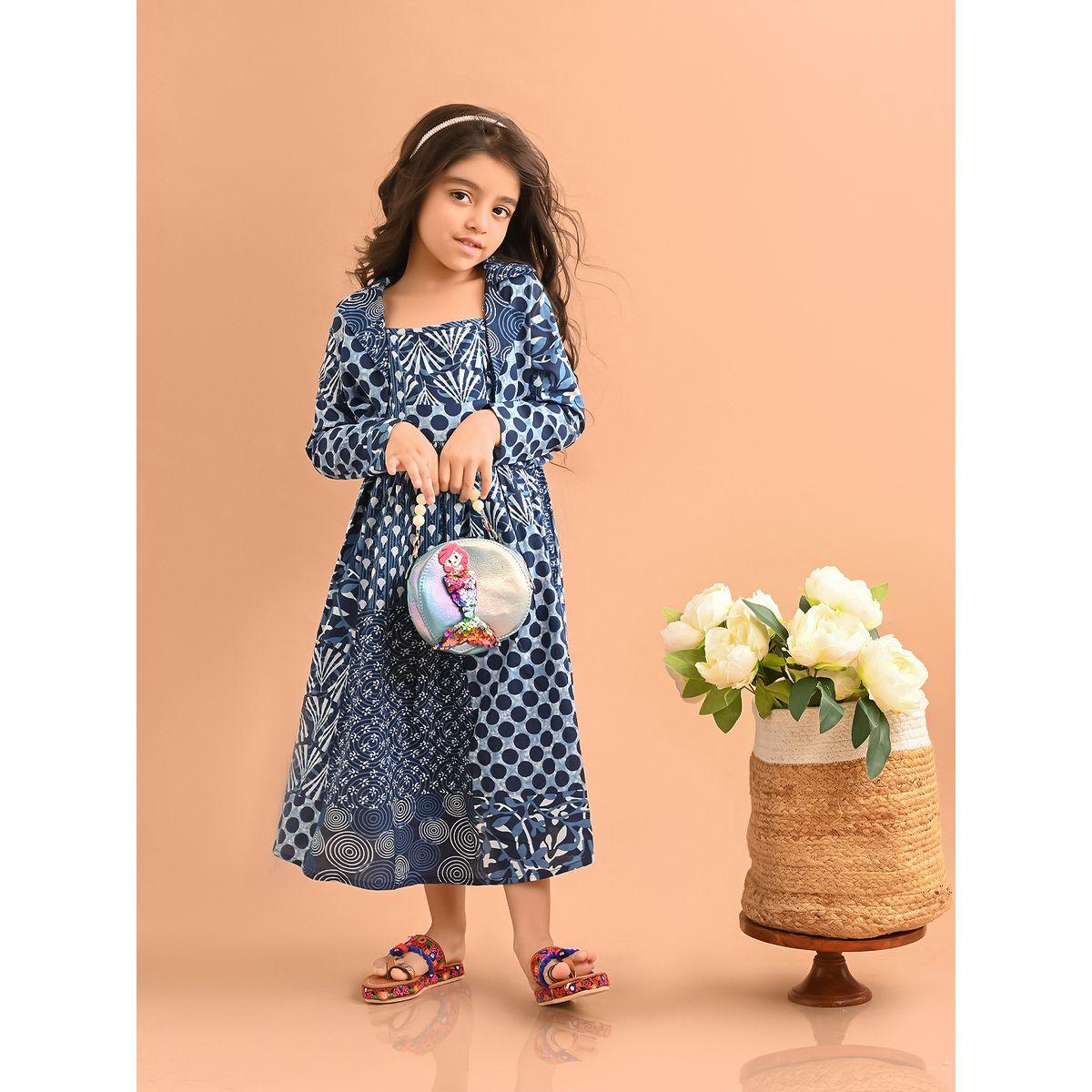 فستان مطبع بالكامل مع بوليرو ليل بيكس × ستايلي-girls-clothing-dressesandjumpsuits-image-1