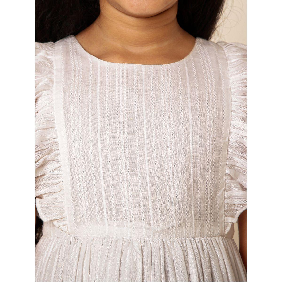 Styli Ruffled Trim Textured Dress-girls-clothing-dressesandjumpsuits-image-4
