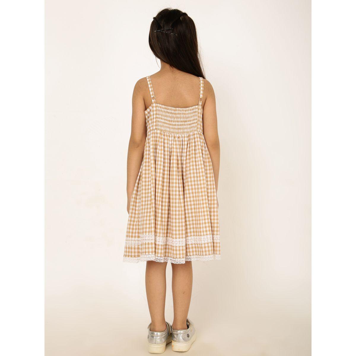فستان مطبع بمربعات وتفاصيل دانتيل-girls-clothing-dressesandjumpsuits-image-2
