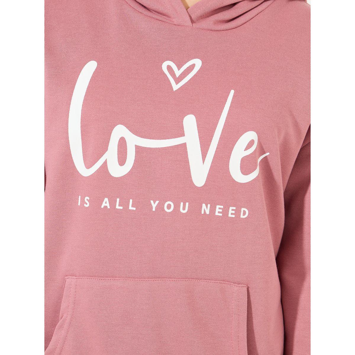 Styli Love Slogan Print Dropped Shoulder Hoodie-girls-clothing-winterwear-sweatshirts-image-4