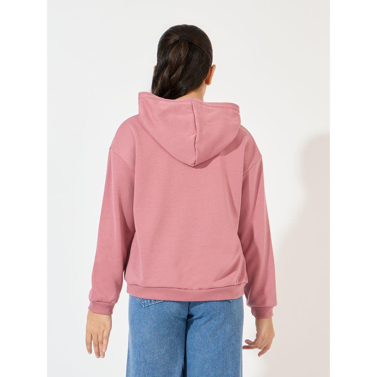 Styli Love Slogan Print Dropped Shoulder Hoodie-girls-clothing-winterwear-sweatshirts-image-5