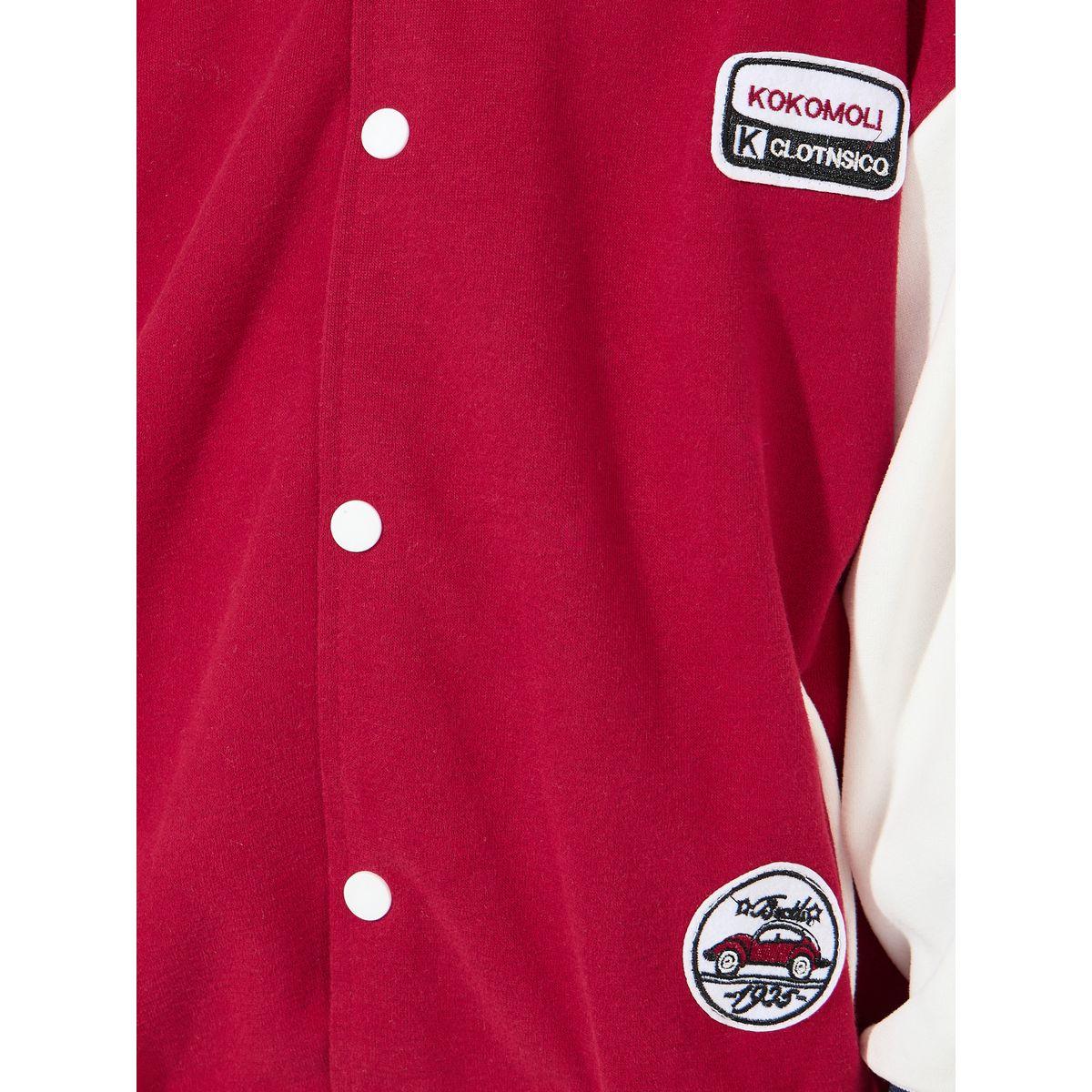 Styli Color Block Patch Detail Jacket with Snap Button-boys-clothing-jacketsandcoats-image-4
