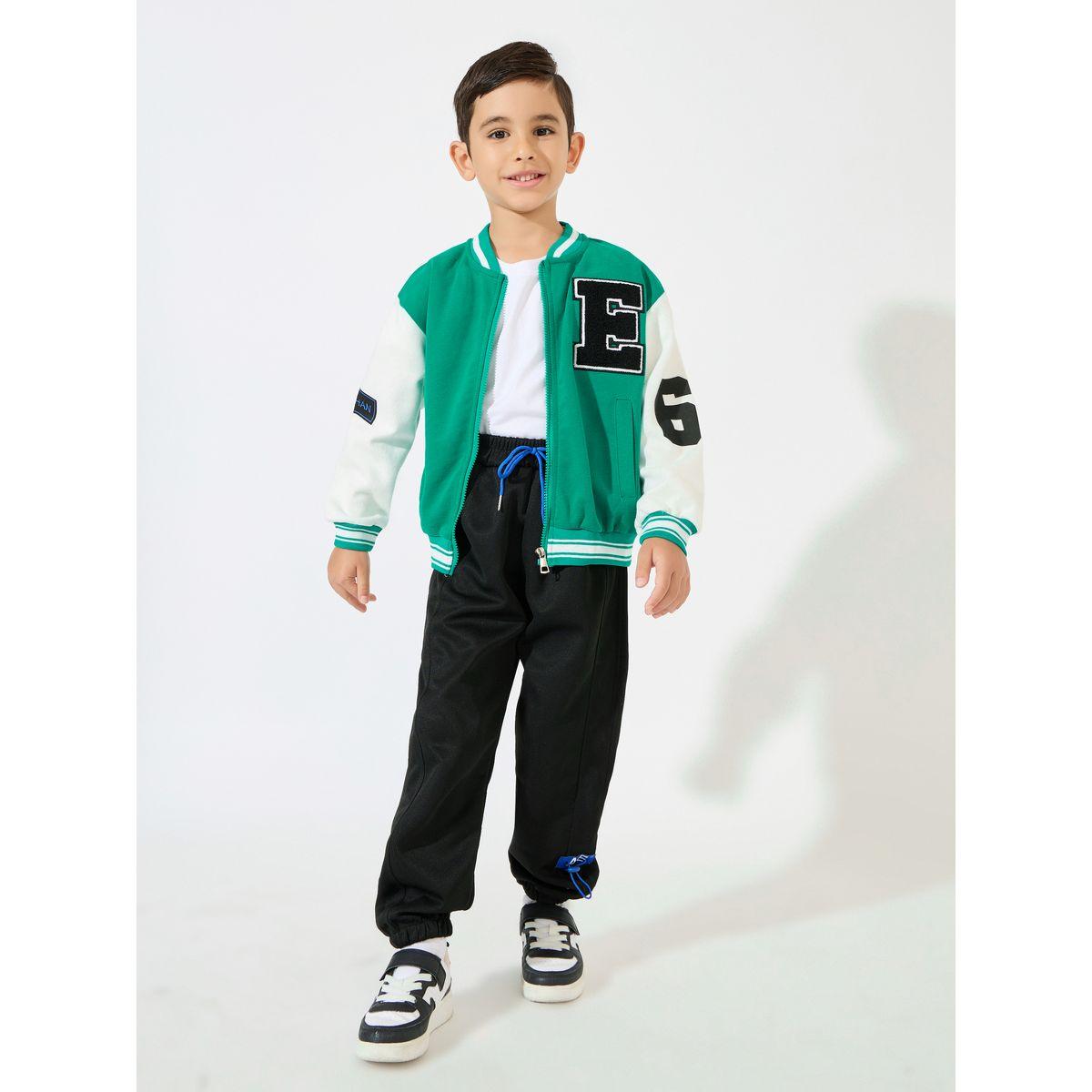Styli Color Block Patch Detail Zip-Up Jacket-boys-clothing-jacketsandcoats-image-3