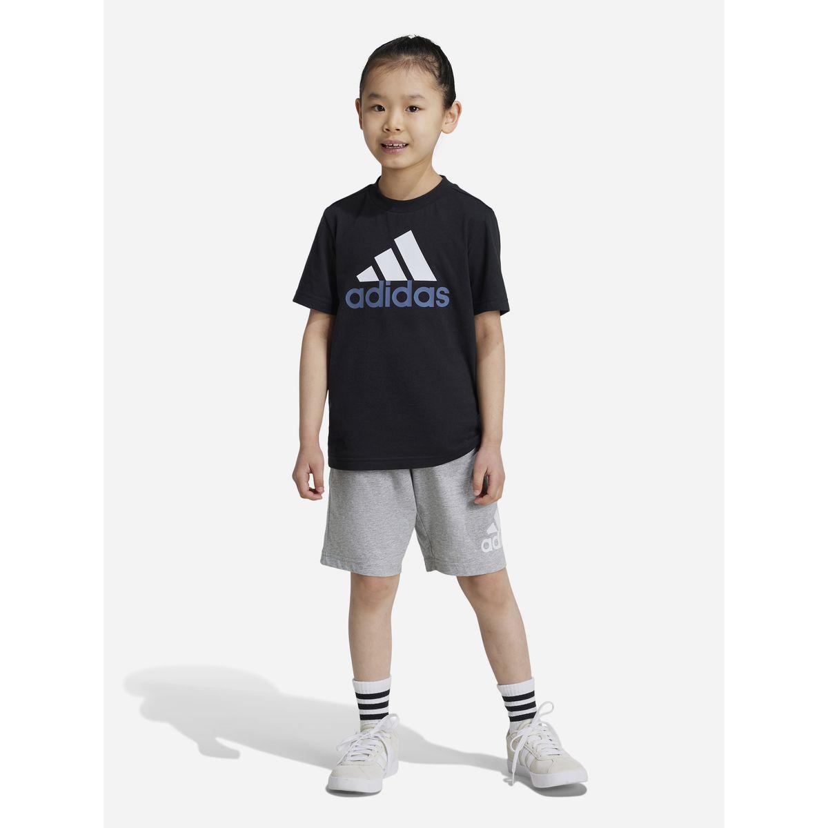 Adidas Essentials Logo T-Shirt & Shorts Set-boys-clothing-setsandcoords-image-3