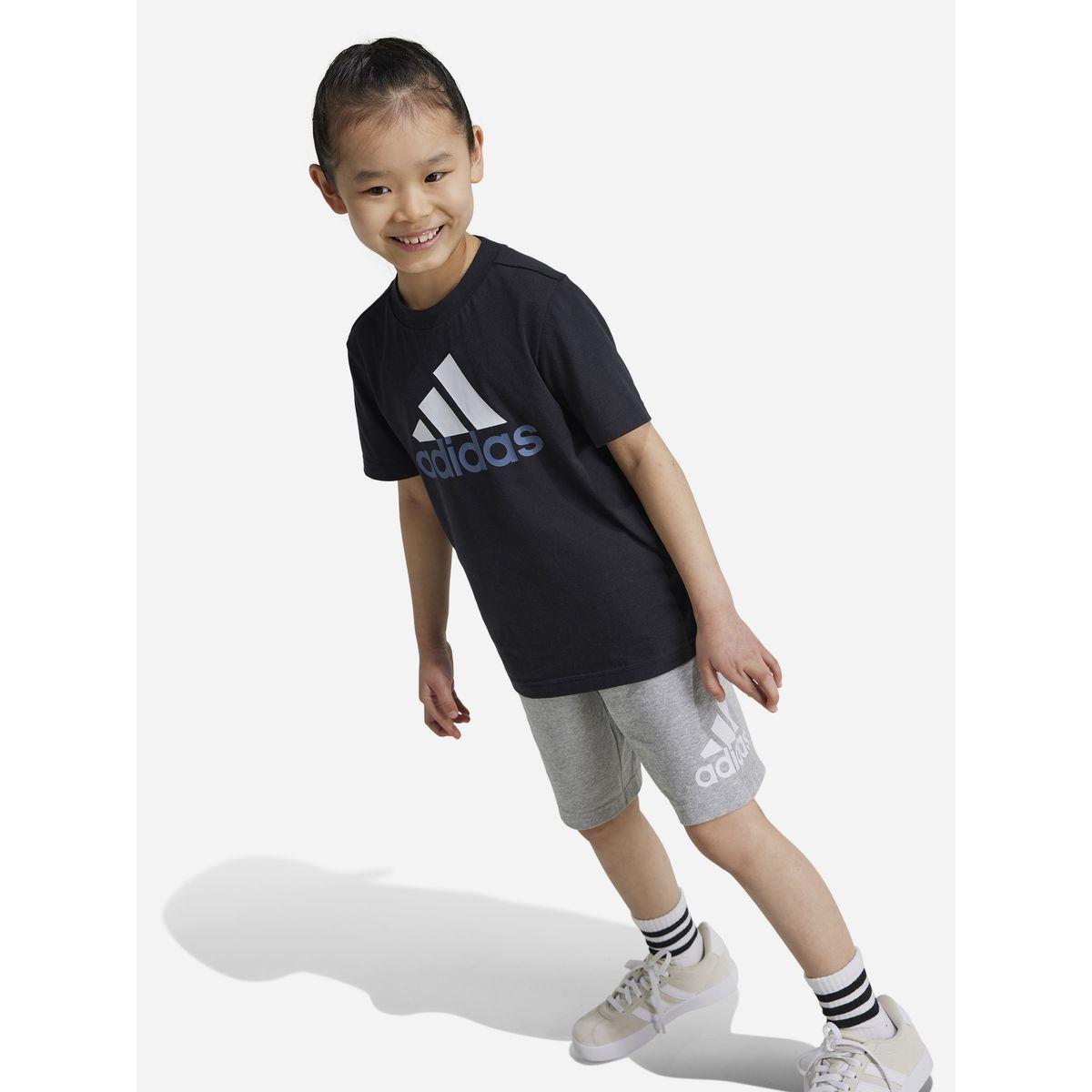 Adidas Essentials Logo T-Shirt & Shorts Set-boys-clothing-setsandcoords-image-4