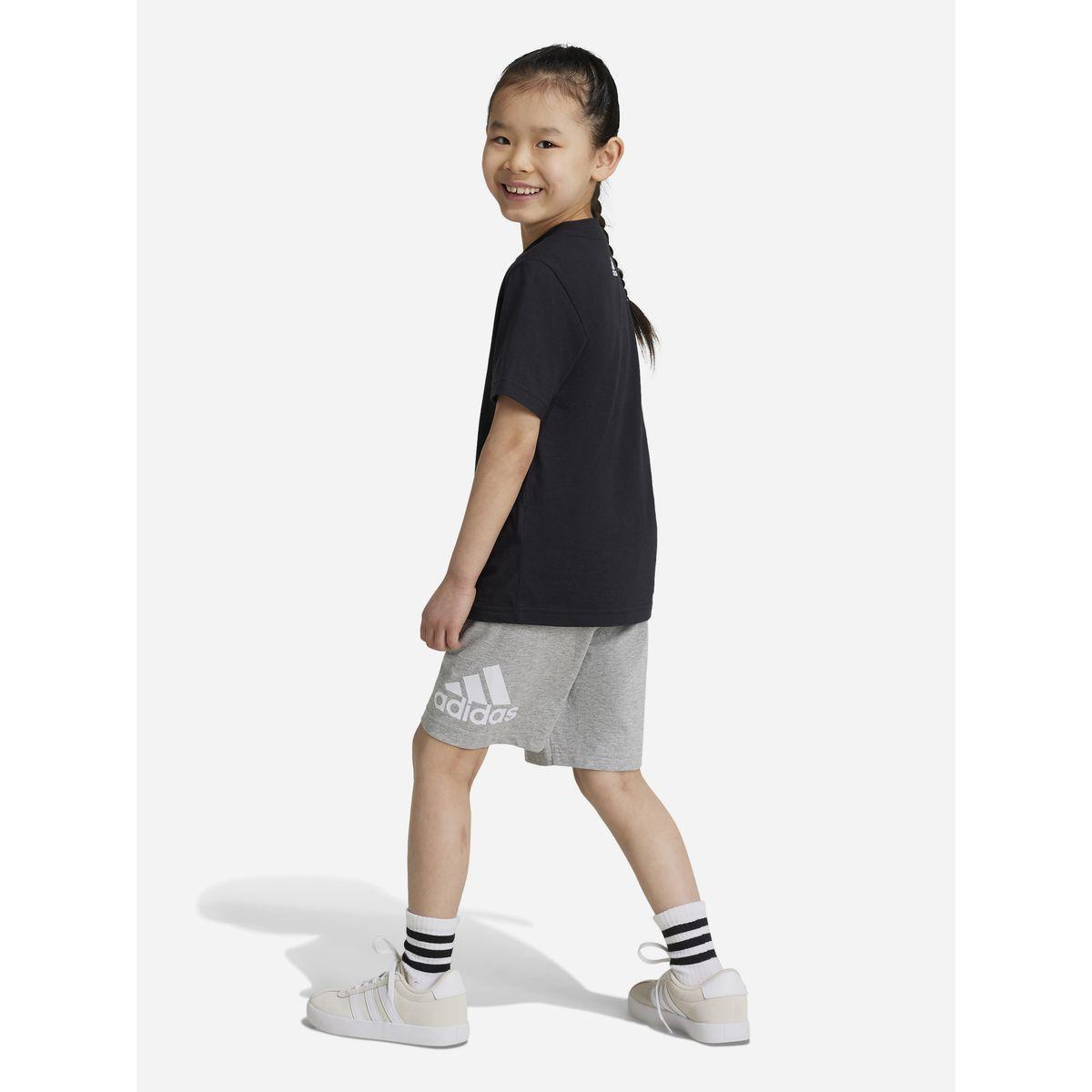 مجموعة من شورت وتيشيرت مطبع بشعار-boys-clothing-setsandcoords-image-5