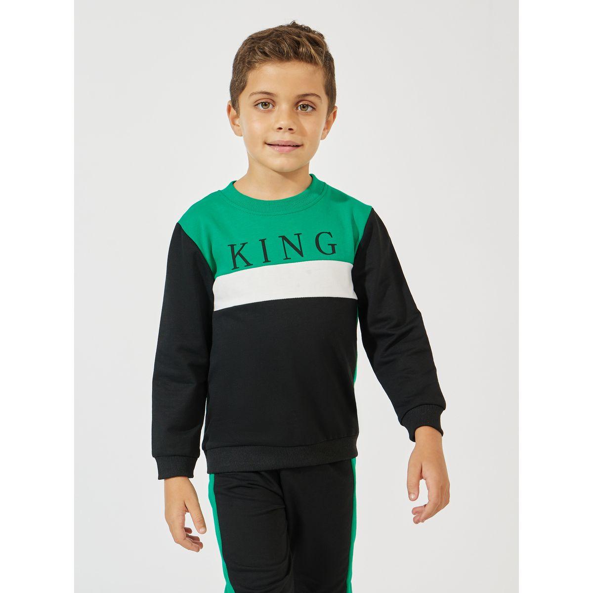 مجموعة من جوغر مع سويت شيرت بنمط كتل الالوان-boys-clothing-setsandcoords-image-3