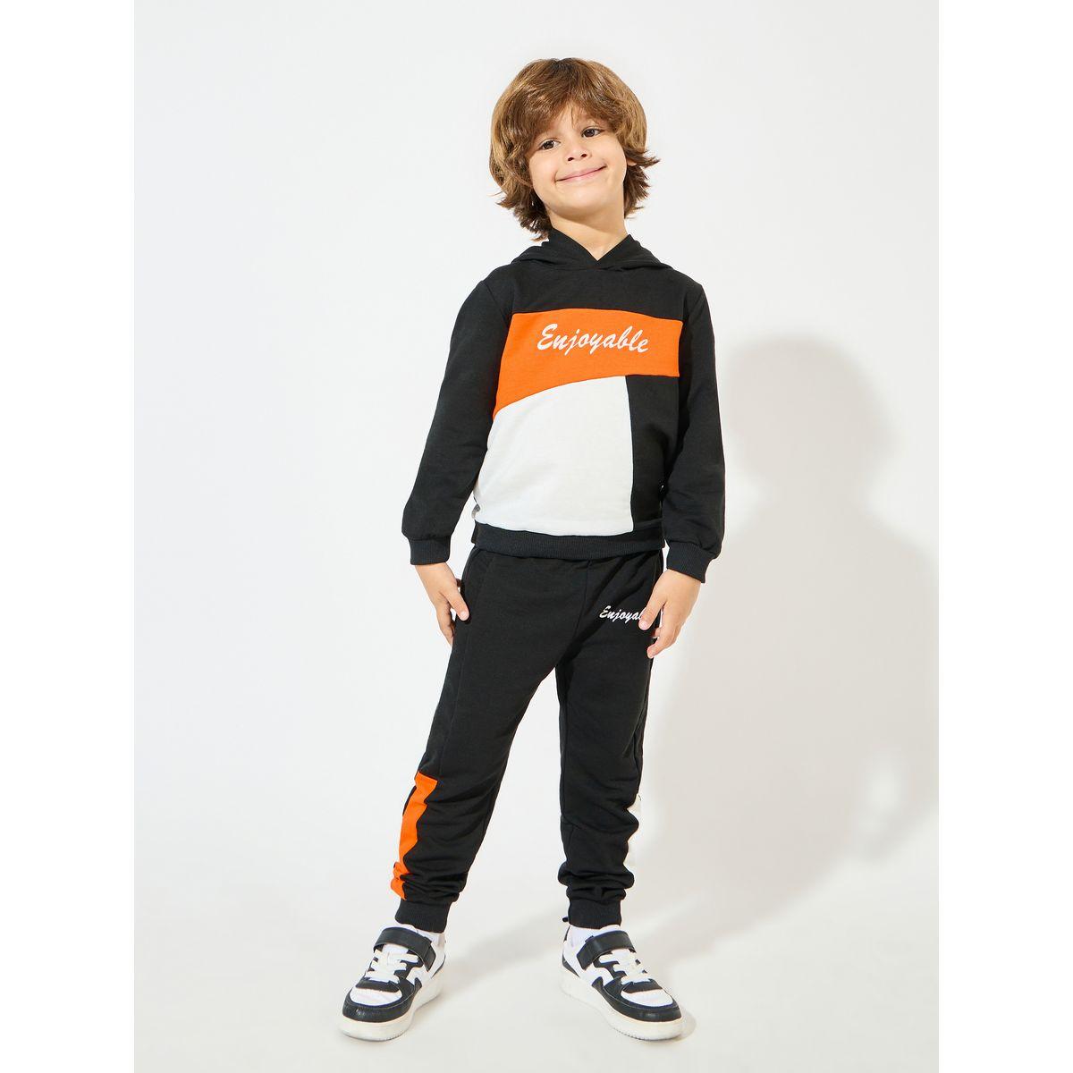 مجموعة من جوغر وهودي بنمط كتل الالوان-boys-clothing-setsandcoords-image-1