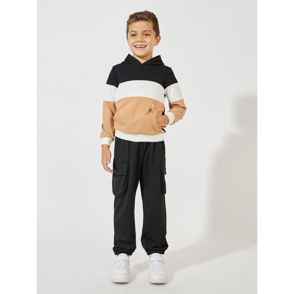 Styli Color Block Lightweight Hoodie-boys-clothing-winterwear-sweatshirts-image-2