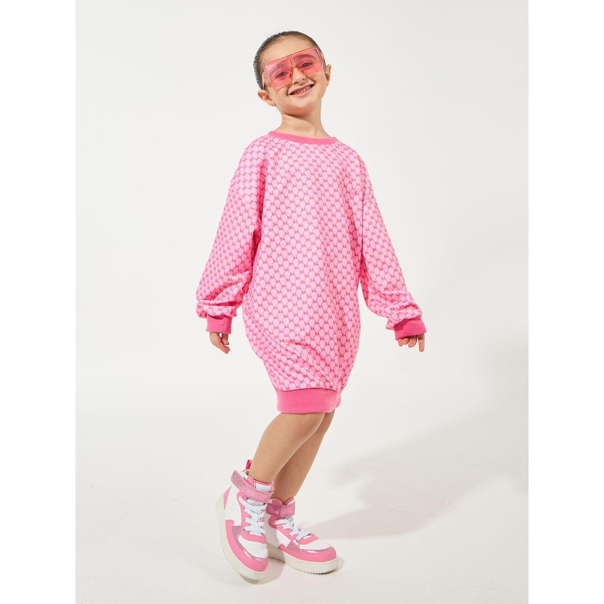 Styli AOP Longline Sweatshirt Dress-baby-girls-clothing-sweatshirts-image-1