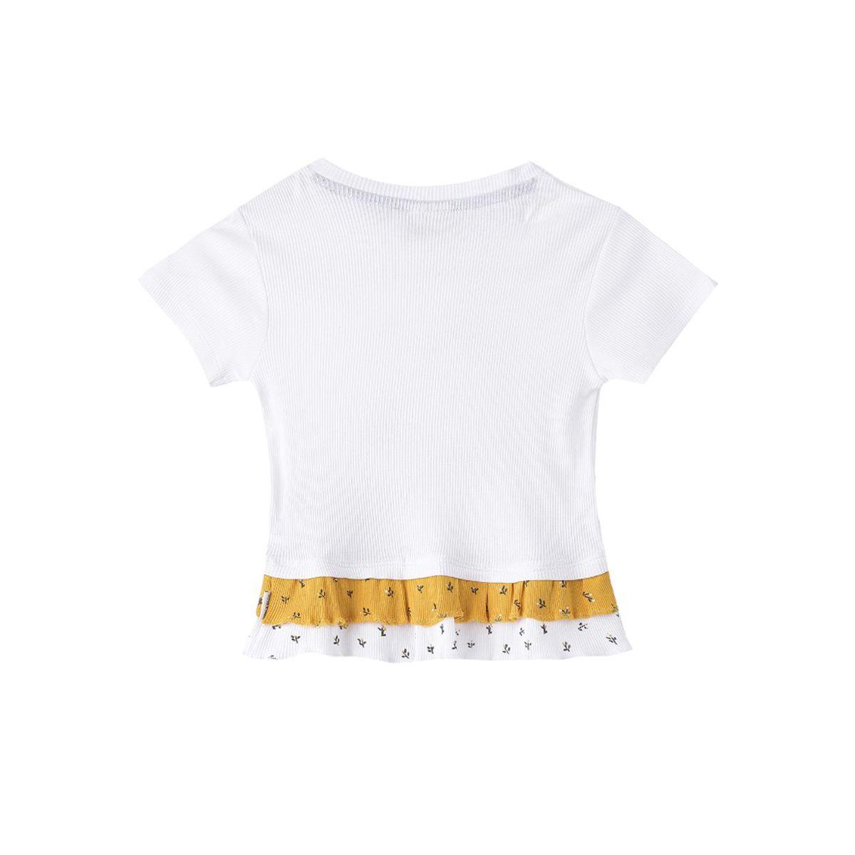 مجموعة من شورت وبلوزة مزينة بطبقات فيكتور آند جين × ستايلي-girls-clothing-setsandcoords-image-4