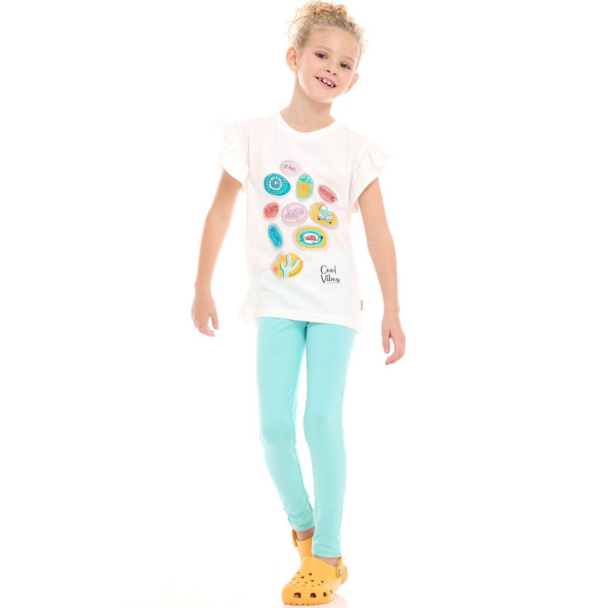 Victor and Jane X Styli  Frill Sleeves Graphic Top & Leggings Set-girls-clothing-setsandcoords-image-5