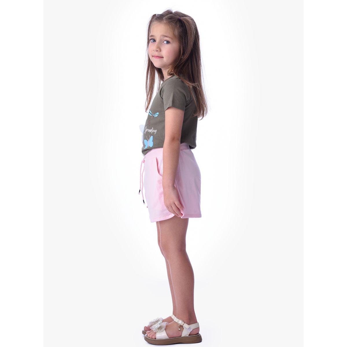 Victor and Jane X Styli  Butterfly Graphic Print T-Shirt & Shorts Set-girls-clothing-setsandcoords-image-6