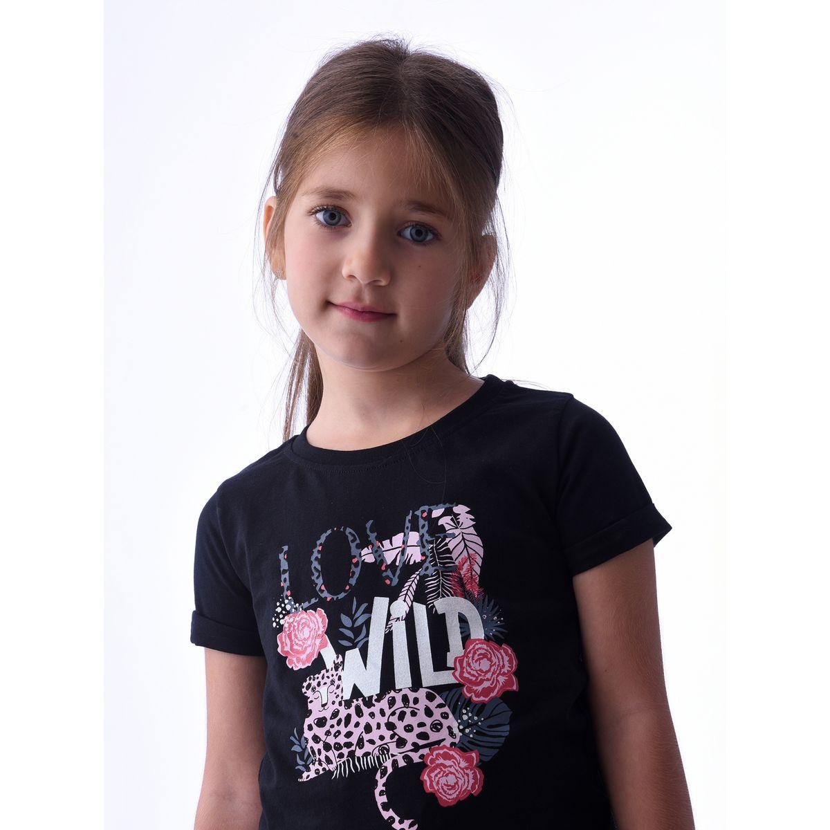 Victor and Jane X Styli  Round Neck Printed T-Shirt & Shorts Set-girls-clothing-setsandcoords-image-2