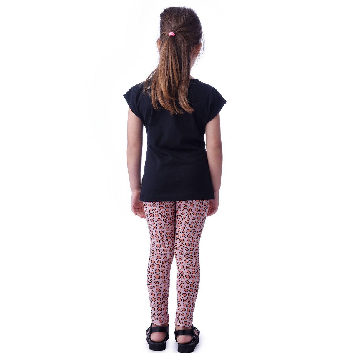 مجموعة من ليقنز بطبعة حيوان مع بلوزة بشراشيب فيكتور آند جين × ستايلي-girls-clothing-setsandcoords-image-6