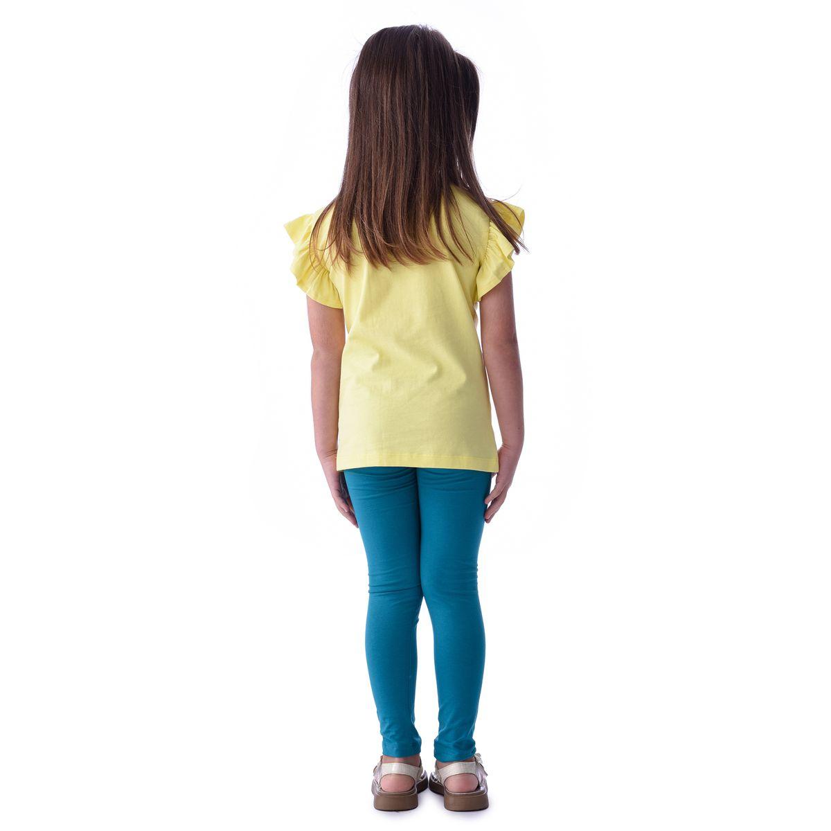 Victor and Jane X Styli  Frill Sleeves Sea Shell Print Top & Leggings Set-girls-clothing-setsandcoords-image-5