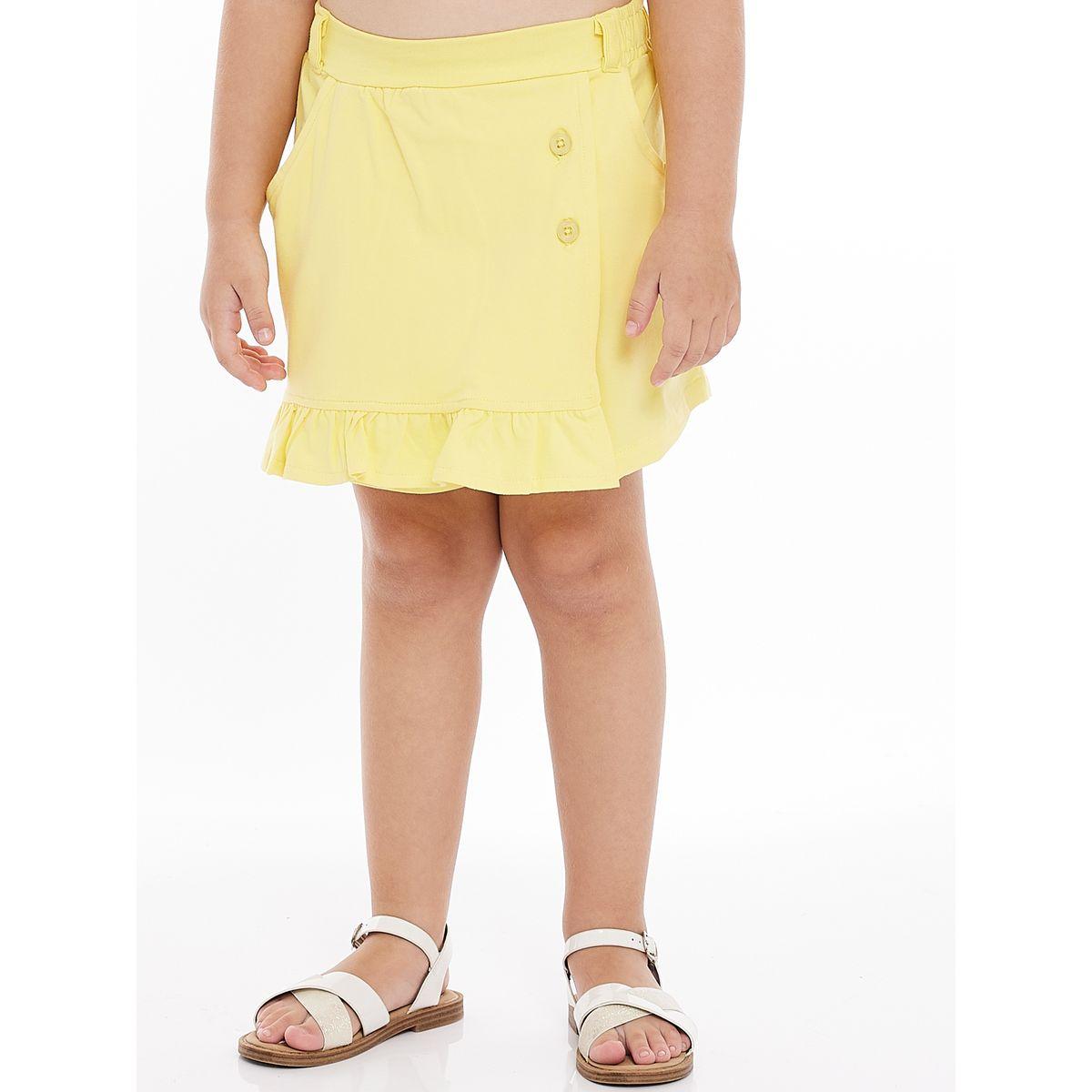 Victor and Jane X Styli  Pineapple Print Frill Sleeves T-Shirt & Skorts Sets-girls-clothing-setsandcoords-image-4