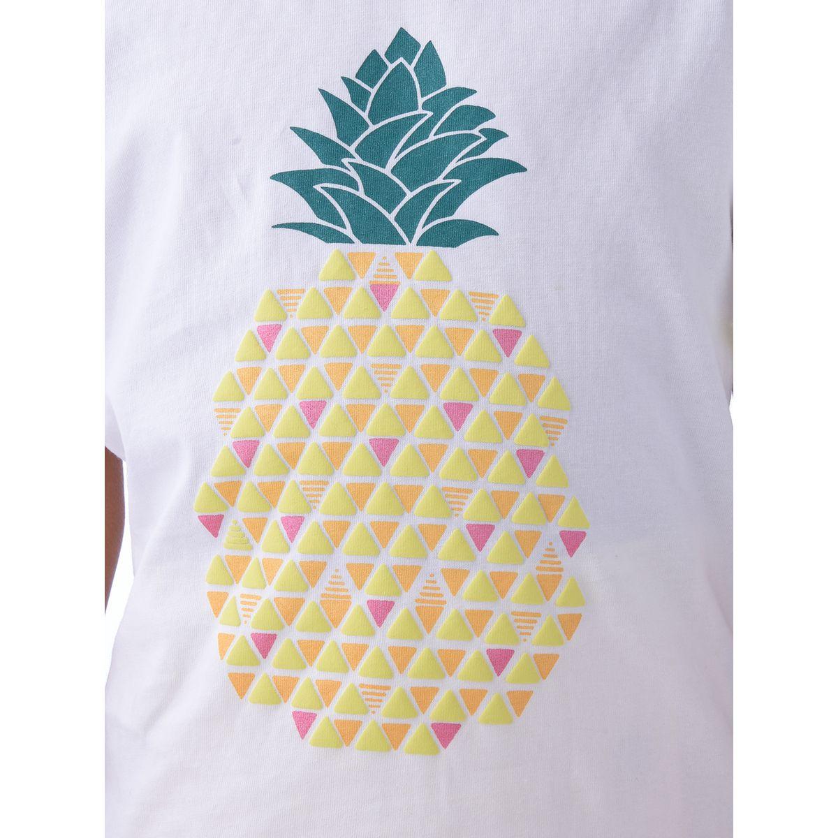 Victor and Jane X Styli  Pineapple Print Frill Sleeves T-Shirt & Skorts Sets-girls-clothing-setsandcoords-image-5