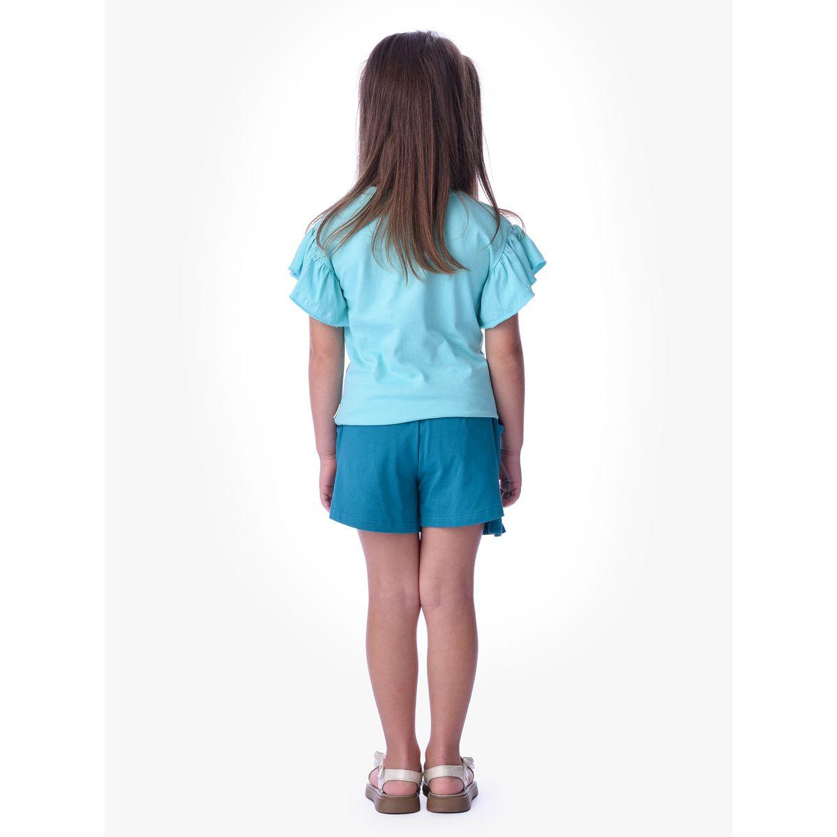 مجموعة من سكورت مع تيشيرت مزين بالترتر فيكتور آند جين × ستايلي-girls-clothing-setsandcoords-image-7