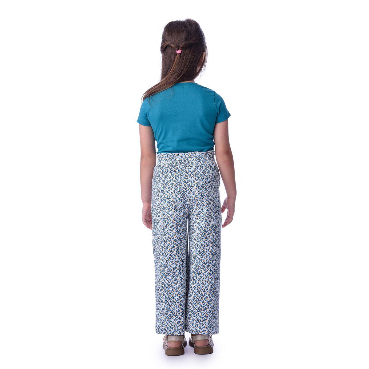 مجموعة من بنطال مع تيشيرت بطبعة زهور فيكتور آند جين × ستايلي-girls-clothing-setsandcoords-image-4