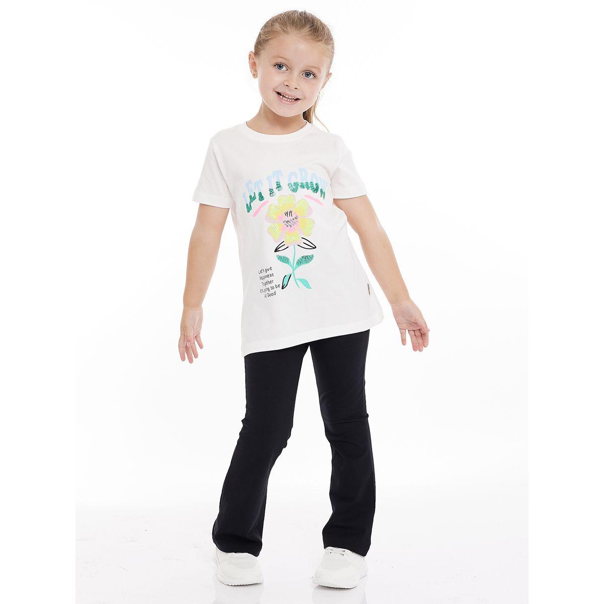 Victor and Jane X Styli  Sequined T-Shirt & Flared Leggings Set-girls-clothing-setsandcoords-image-1