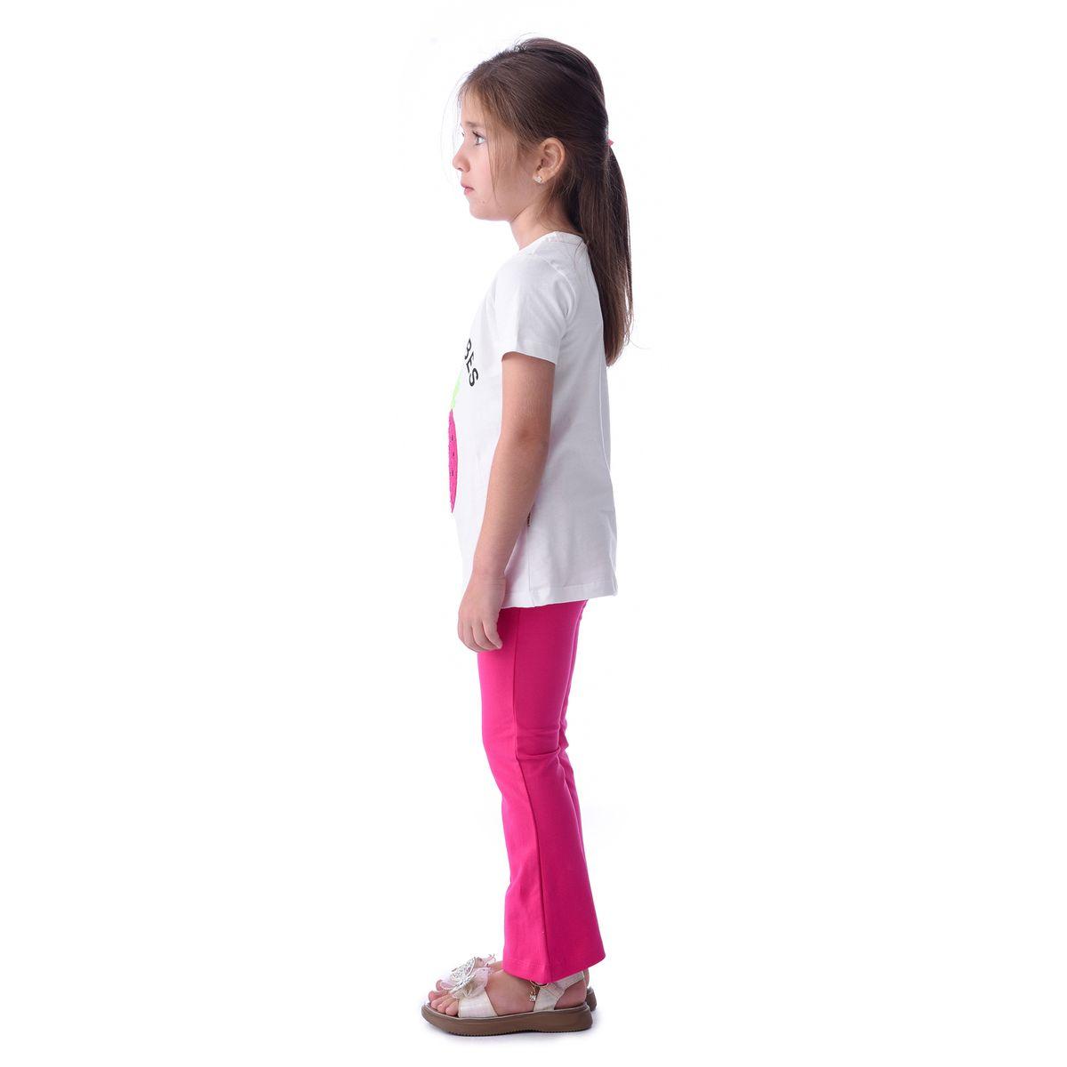 Victor and Jane X Styli  Strawberry Print T-Shirt & Flared Leggings Set-girls-clothing-setsandcoords-image-3