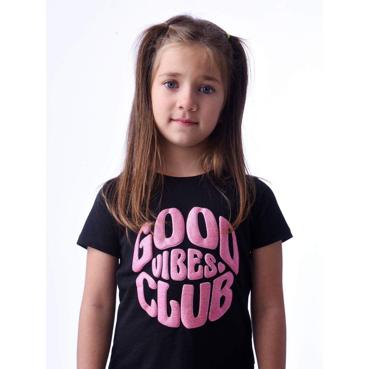 مجموعة من ليقنز مع تيشيرت بطبعة كتابة منفوخة فيكتور آند جين × ستايلي-girls-clothing-setsandcoords-image-2
