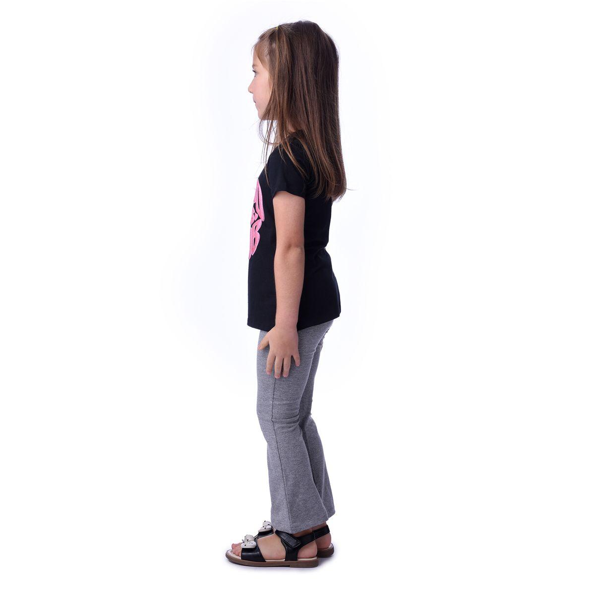 مجموعة من ليقنز مع تيشيرت بطبعة كتابة منفوخة فيكتور آند جين × ستايلي-girls-clothing-setsandcoords-image-3