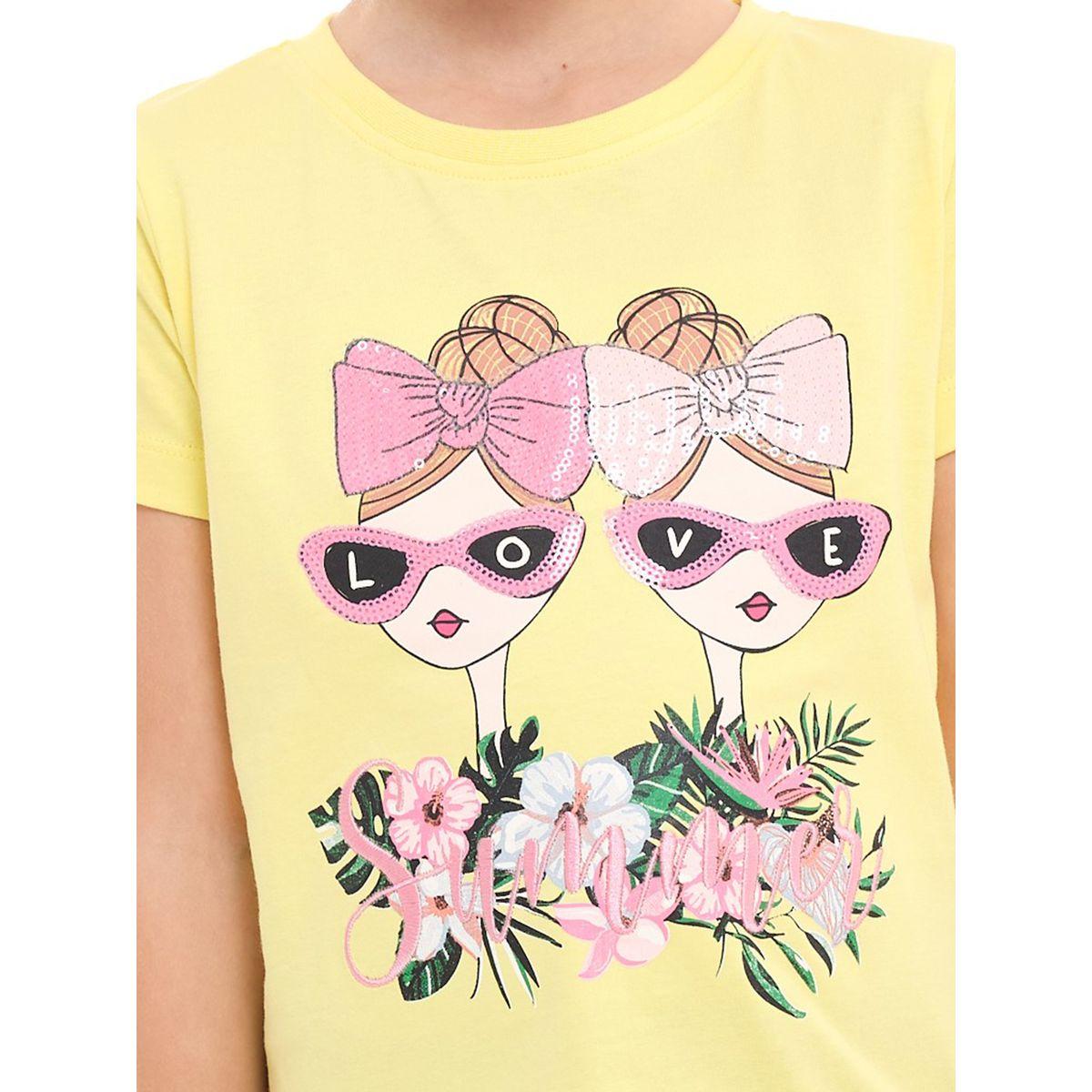 Victor and Jane X Styli  Sequin Embroidered T-Shirt & Flared Leggings Set-girls-clothing-setsandcoords-image-6