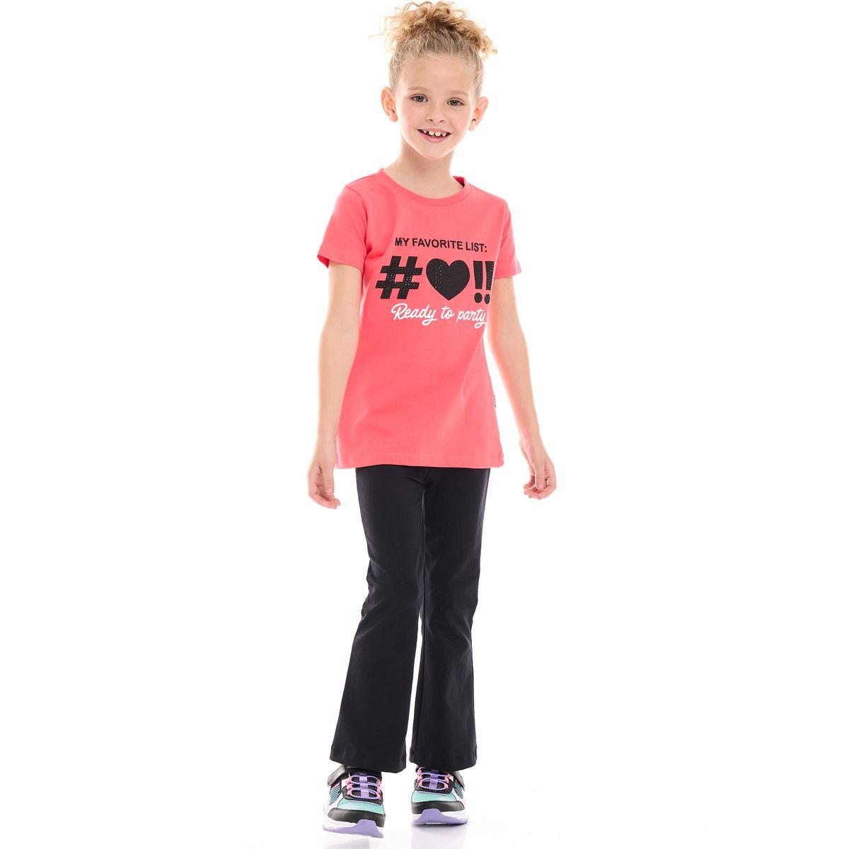 مجموعة من ليقنز مع تيشيرت بطبعة جرافيك فيكتور آند جين × ستايلي-girls-clothing-setsandcoords-image-1