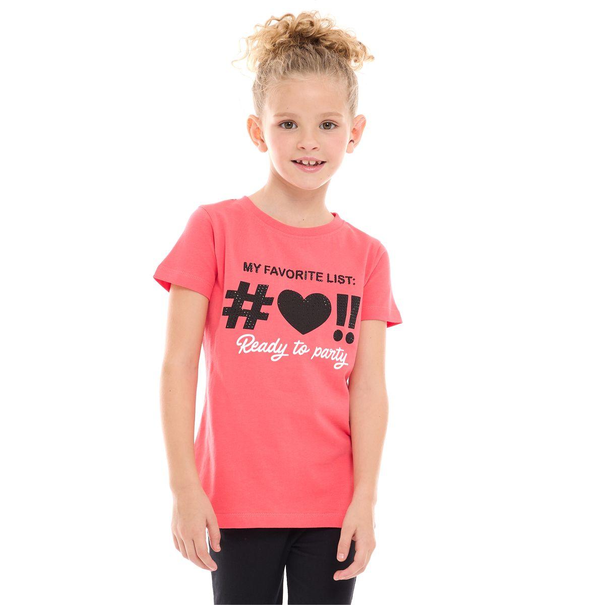 Victor and Jane X Styli  Hashtag Heart Graphic T-Shirt & Flared Leggings Set-girls-clothing-setsandcoords-image-2