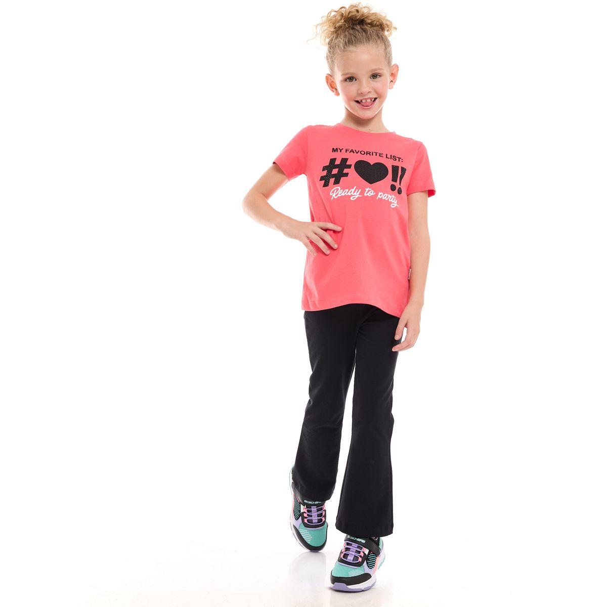 Victor and Jane X Styli  Hashtag Heart Graphic T-Shirt & Flared Leggings Set-girls-clothing-setsandcoords-image-5