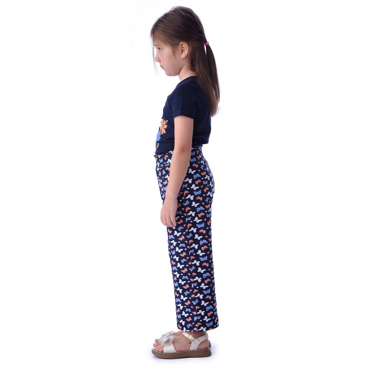 Victor and Jane X Styli  Floral Print T-Shirt & Straight Pants Set-girls-clothing-setsandcoords-image-3